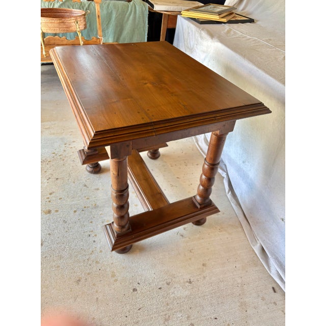 French 19th Century French Walnut Side Table For Sale - Image 3 of 13