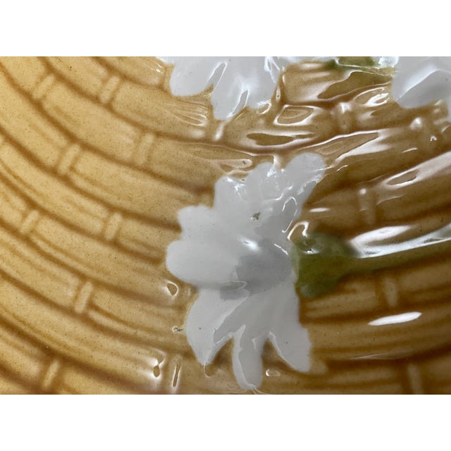 Vintage German Schramberg Majolica Platter For Sale In Buffalo - Image 6 of 9