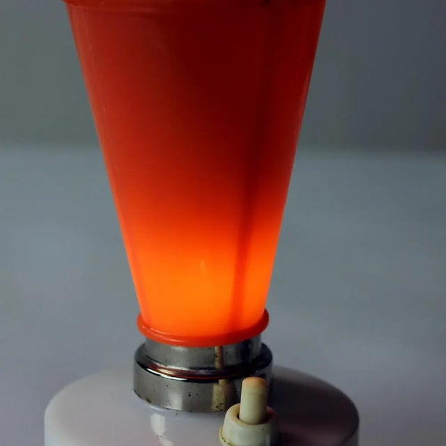 Plastic Small Mid-Century Czechoslovakian Table Lamp, 1960s For Sale - Image 7 of 10