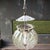 19th Century 2 Light Crystal Glass Hundi Belgium Lamp Chandelier For Sale In Los Angeles - Image 6 of 7
