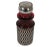 Antique American Sterling Silver & Cranberry Glass 114 Perfume Vanity Bottle 58g For Sale - Image 12 of 12