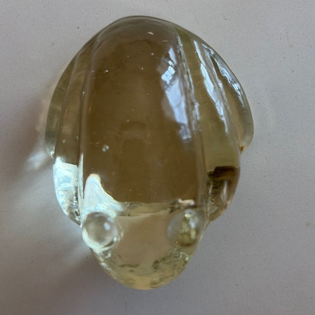 Hand-Blown Art Glass Frog Sculpture / Paperweight For Sale - Image 9 of 9