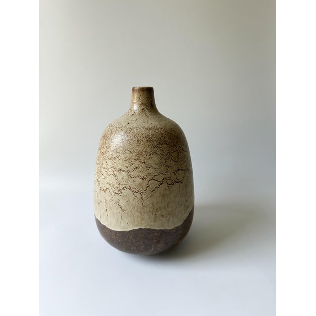 Mid-Century Modern (MCM) Ceramic Vase by Alvino Bagni for Raymor Dimensions: 10.5" H x 7" W Weight: 3 lbs. 12 oz....
