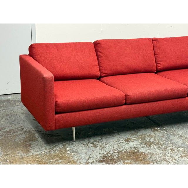 Milo Baughman for Crate & Barrel Model 855 Design Classic Sofa For Sale - Image 9 of 12