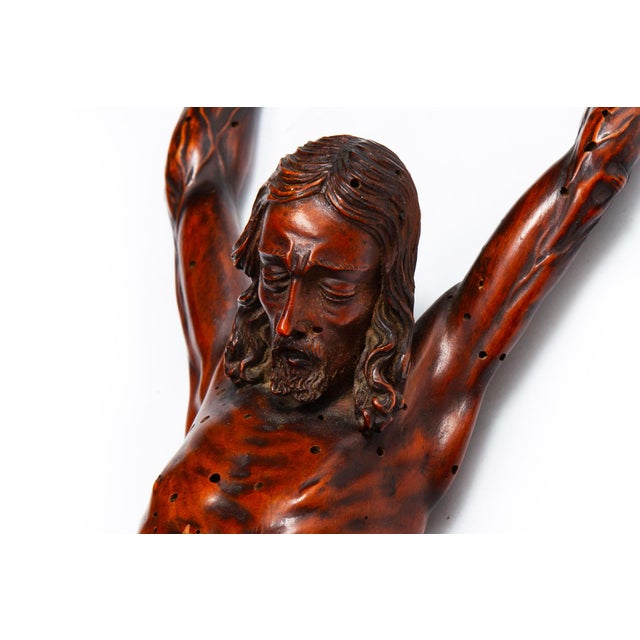 Fine Carved Boxwood 17th Century Jansenist Corpus Christi For Sale - Image 10 of 18