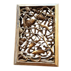 Sea Creatures 3 Dimensional Wood Carving