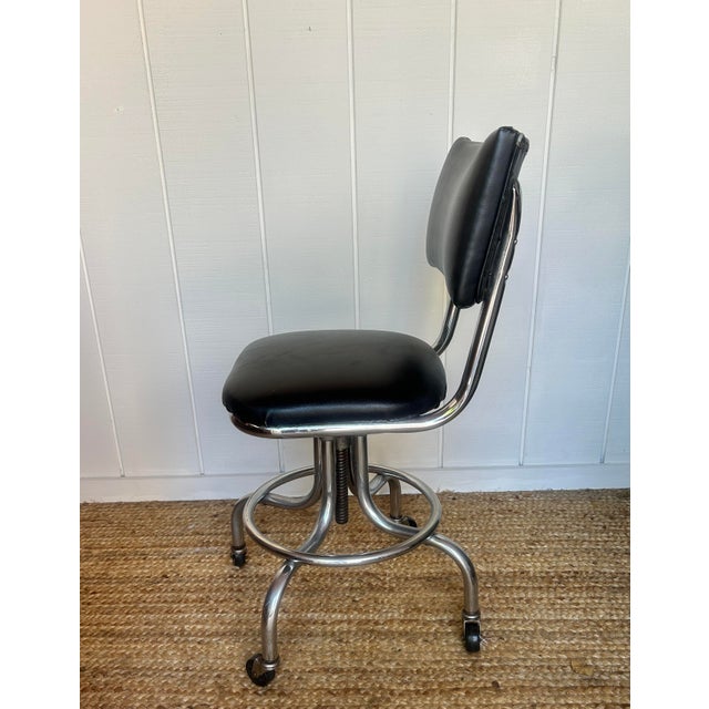 Mid-Century Modern 1950s Mid Century Stanford Medical Metal Chair For Sale - Image 3 of 8
