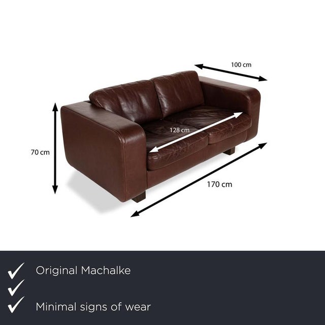 This classic Machalke Valentino two-seater sofa impresses with its simple and elegant design, which fits harmoniously into...