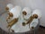 Baroque Vintage Brass Wall Lights with Frosted Glass Globes, 1960s, Set of 3 For Sale - Image 3 of 7