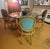 Set of 4 Vintage Hollywood Regency Faux Bois Fauteuils For Sale - Image 4 of 11