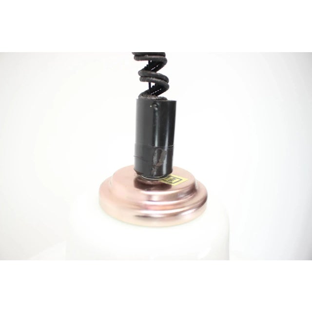 1970s Mid-Century Adjustable Glass Pendant, 1970s For Sale - Image 5 of 10