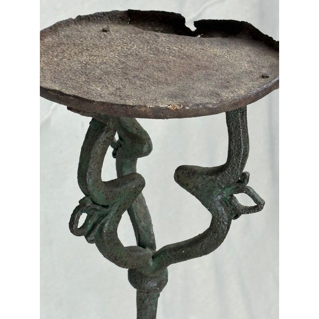 Metal Attributed Samuel Yellin Wrought-Iron Plant Stand, Early 20th Century For Sale - Image 7 of 7
