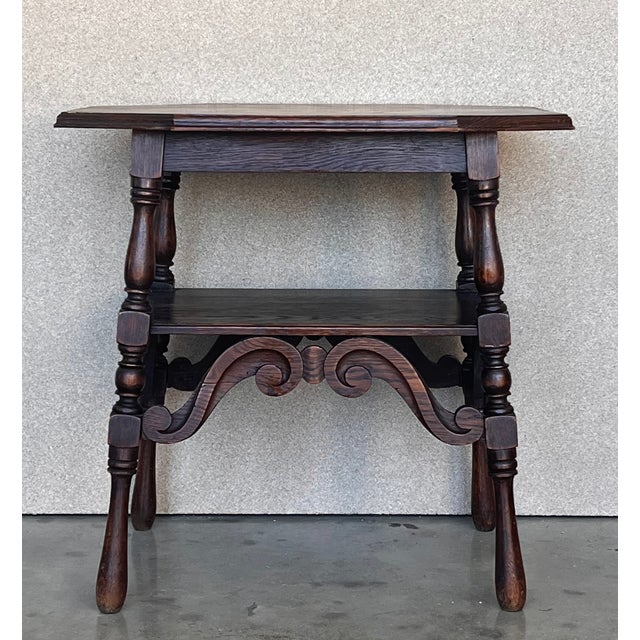 Stunning walnut side or coffee table, circa 1920s. Perfect for the Country style enthusiast or shabby chic lover although,...