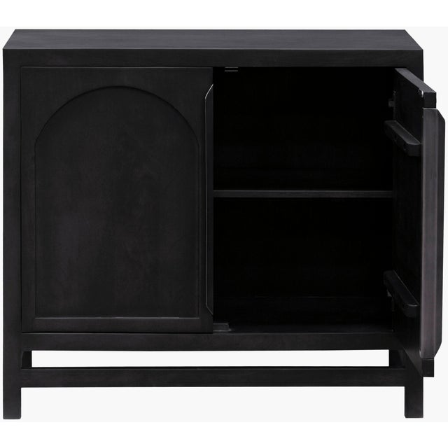 Black Byron Cabinet Black For Sale - Image 8 of 10