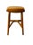 Geiger Attributed Crosshatch Counter Stool by Eoos for MillerKnoll | Solid Walnut Sculptural Wood Bar Stool For Sale - Image 13 of 13