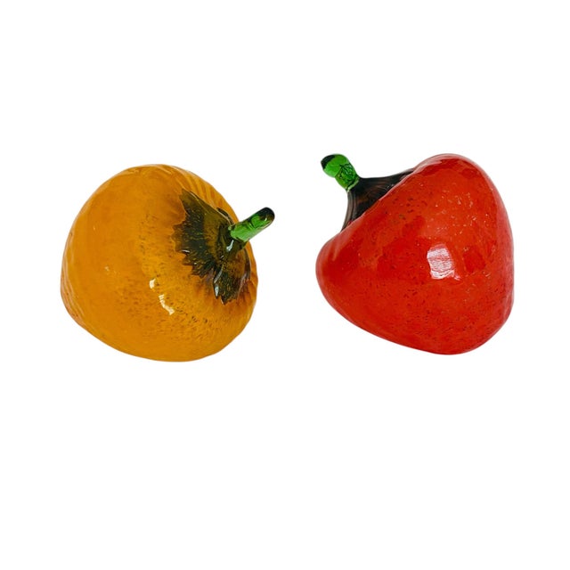 Hand Blown Glass Strawberries, Set/17 For Sale - Image 10 of 10