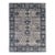 6x9 Gray Hand-Knotted Wool Symmetrical Floral Classic Traditional Carpet Rug For Sale