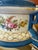 Antique French Sèvres Style Cobalt Blue and Gold Cachepot, Hand-Painted Porcelain Jardinière, Late 19th Century Floral Planter For Sale In Chicago - Image 6 of 12