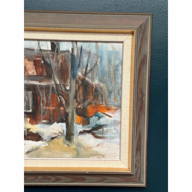 Pia Hesselmark‑campbell, The Forge, 1960s, Oil Painting on Canvas, Framed For Sale - Image 18 of 18