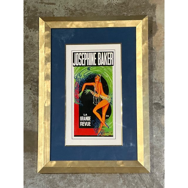 Vintage La Grande Revue Print in Frame For Sale In West Palm - Image 6 of 12