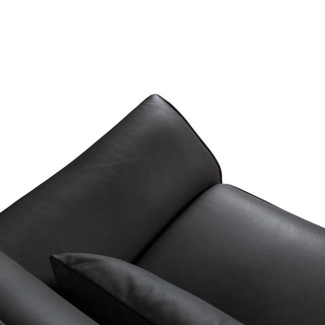 Two-Seater and Three-Seater Leather Sofa in Grey with Manual Function from Himolla Weilheim, Set of 2 For Sale - Image 14 of 18