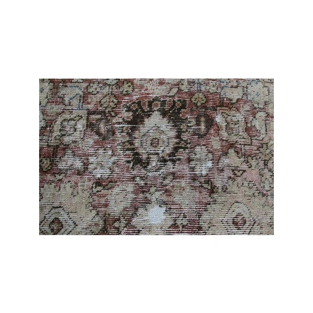 Textile Handwoven Vintage Persian Area Rug 8x12 For Sale - Image 7 of 7