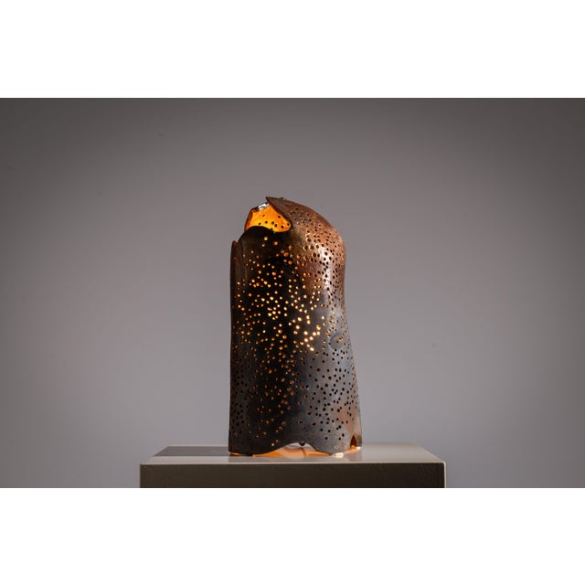 1970s Sculptural Ceramic Table Lamp, 1970s For Sale - Image 5 of 15