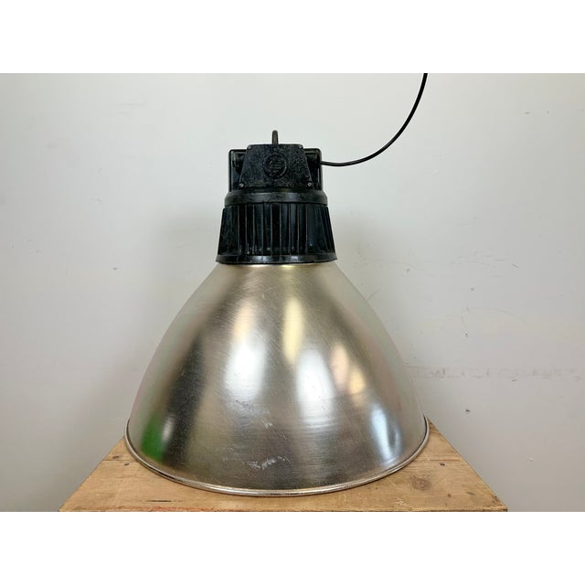 Large Industrial Aluminium Pendant Light from Elektrosvit, 1960s For Sale - Image 10 of 18