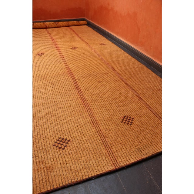 Tribal Tuareg Mat Rug - 7'6'' X 14'7'' Ft For Sale - Image 3 of 6