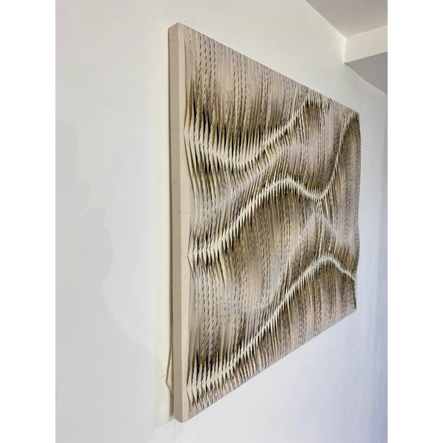 Textile Yasmina Kijek, Écume, 2023, Mixed Media Textile Artwork For Sale - Image 7 of 11