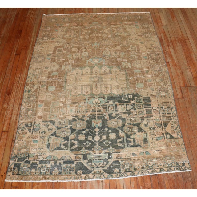 Vintage Persian Hamedan Rug - 5'1" x 7'4" For Sale - Image 4 of 8