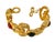 Modern Givenchy 1980s Carved Gripoix Glass Cabochon Bracelet For Sale - Image 3 of 4