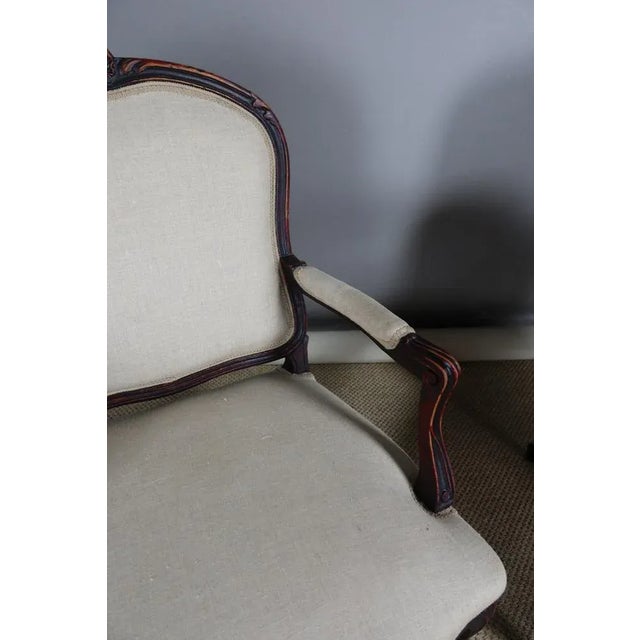 Set of Louis XV Armchairs, 1890s For Sale - Image 3 of 13