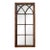 Gothic Window Pane Mirror in Burr Walnut Frame From England (H 37 3/4 X W 17) For Sale