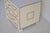 Late 20th Century Vintage Hollywood Regency Studded Faux Leather Nightstand Table Campaign Chest For Sale - Image 5 of 11