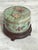 Circa 1900 Republic Era Chinese Apple Green Jadeite & Applique Designs Small Box For Sale - Image 4 of 12