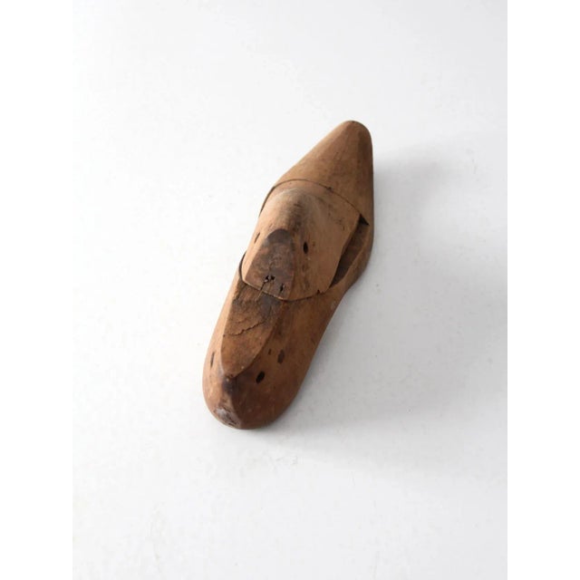 Antique Wooden Shoe Form For Sale - Image 9 of 10