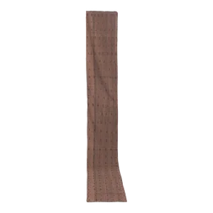 1970s Turkish Brown Kilim Runner 2'2'' X 16'4''