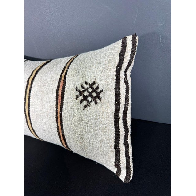 Turkish Hemp Pillow Cushion Natural Beige Brown Pillow Cushion Cover 16" x 24" #30023 Enhance your home decor with our...