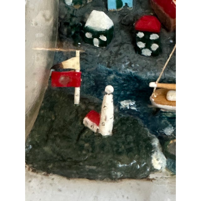 Folk Art 1950s Folk Art New England Ship in a Bottle For Sale - Image 3 of 8