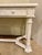 Transitional Jonathan Charles Transitional Chalk White Seagrass Console Table For Sale - Image 3 of 5