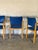Nr. Søby Møbelpolstring Blue Upholstered Armchairs Set of 4 Danish Mid-Century Modern 1980s For Sale - Image 9 of 14