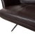 Animal Skin Brown Leather Fenja Two-Seater Sofa with Manual Function from Koinor For Sale - Image 7 of 16