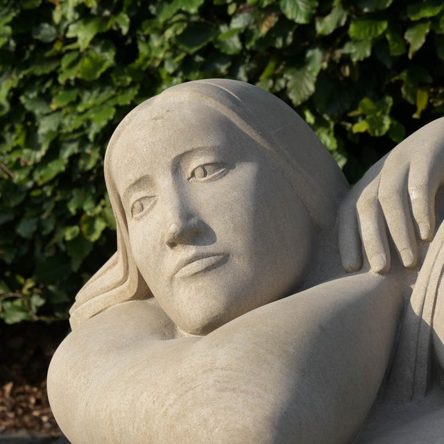 Stone Statue by Jan Keustermans, 1980s For Sale - Image 11 of 18