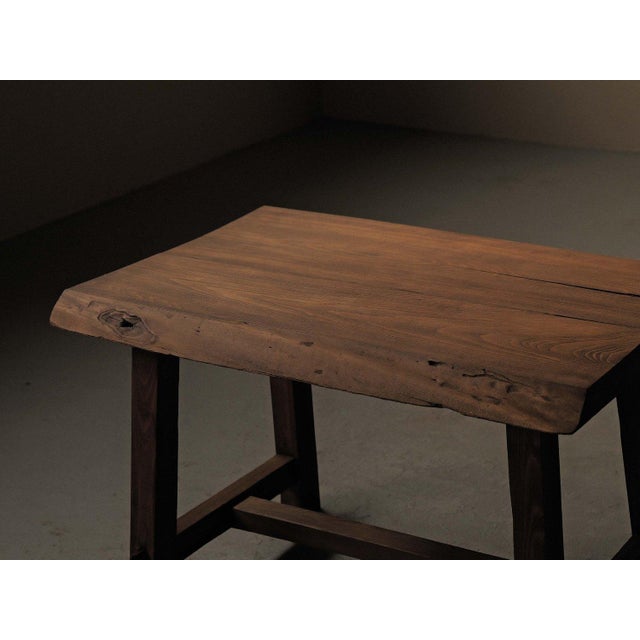 Vintage French Desk in Oak, 1970 For Sale - Image 10 of 18