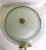 Carl Fagerlund 1950s Rippled Glass and Brass Chandelier Attributed to Carl Fagerlund For Sale - Image 4 of 10