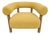 Mustard U Back Accent Chair For Sale