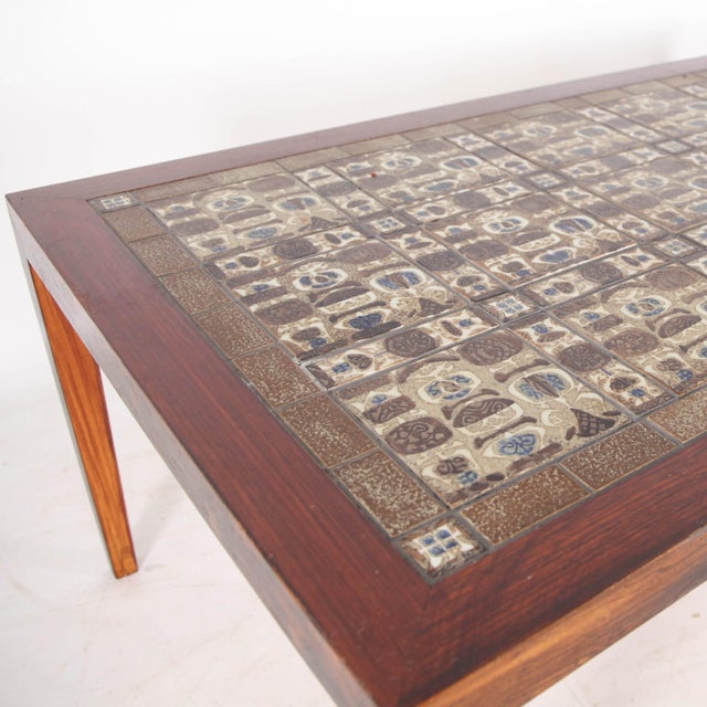 Coffee Tables in Rosewood and Ceramic, 1970s, Set of 3 For Sale - Image 15 of 18