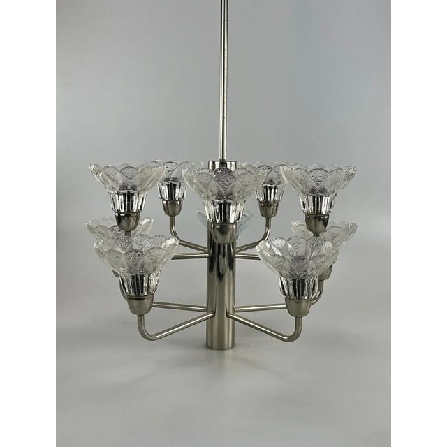60s 70s lamp ceiling lamp chandelier chandelier glass space age Item: chandelier Condition: good Era: around 1960-1970...