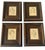 Mid-20th Century Framed Miniature Portrait Drawing Prints on Silk Attributed to Italian Artist René David - Set of Four For Sale - Image 12 of 12